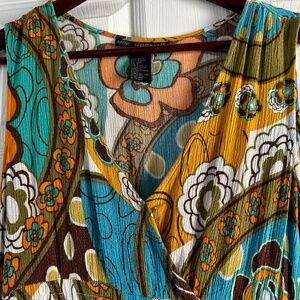 Mlle Gabrielle Women’s Floral Design Sleeveless Maxi Dress Size M NWOT